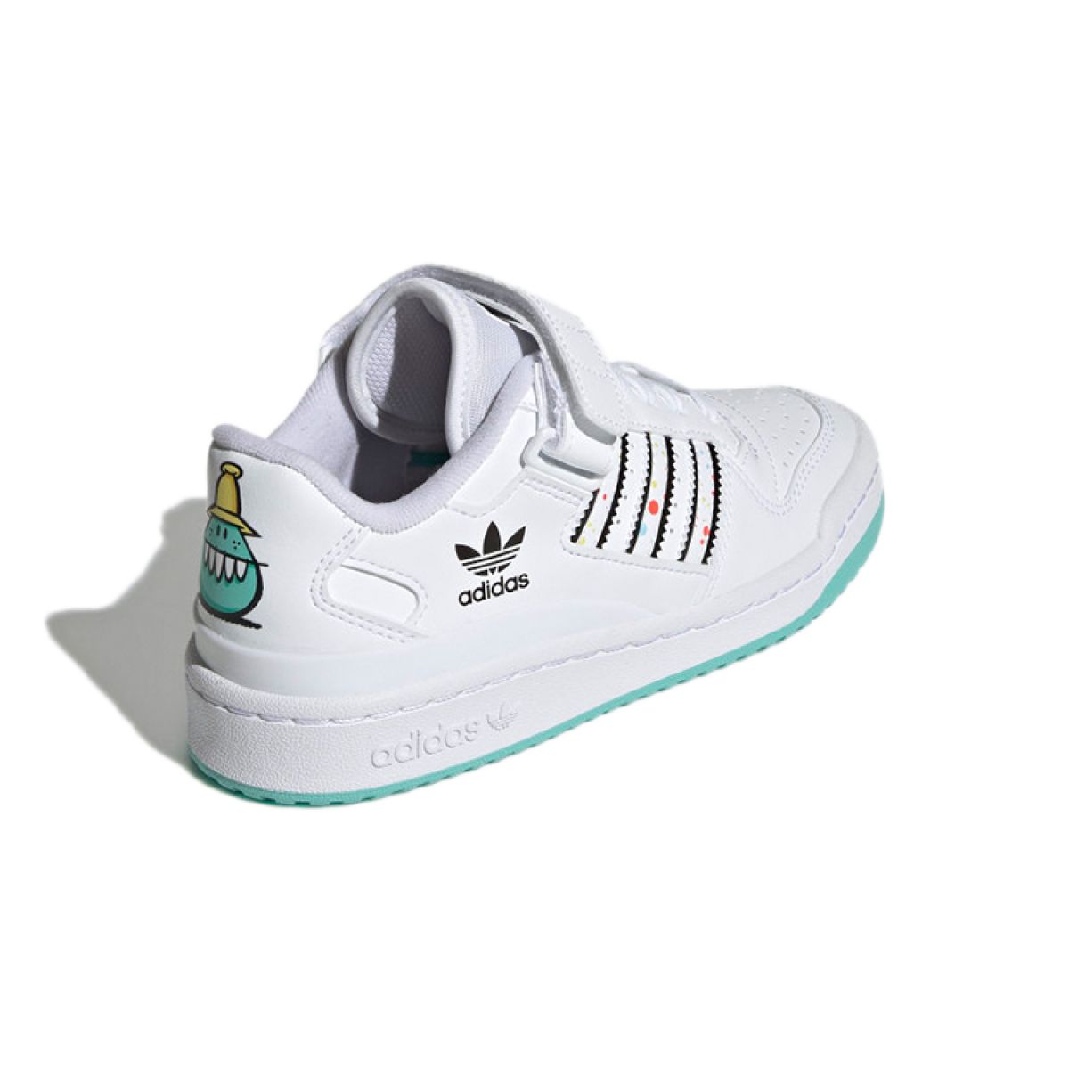 Подростковые кроссовки Adidas Originals Forum Low "White" GS