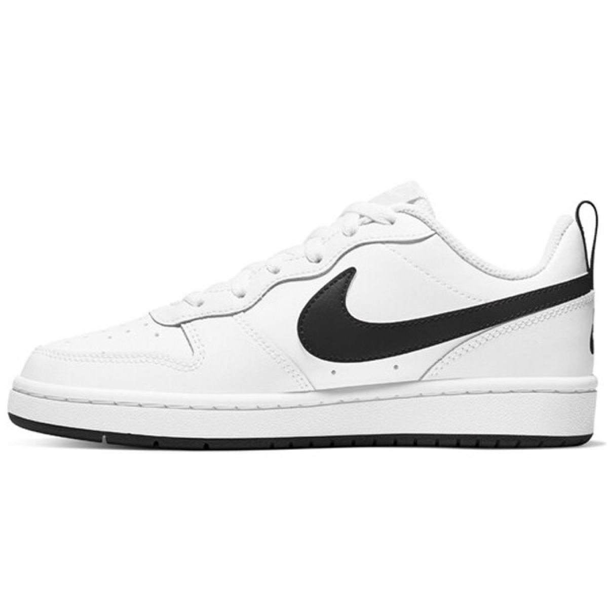 Подростковые кроссовки Nike Court Borough 2 Low White/Black GS