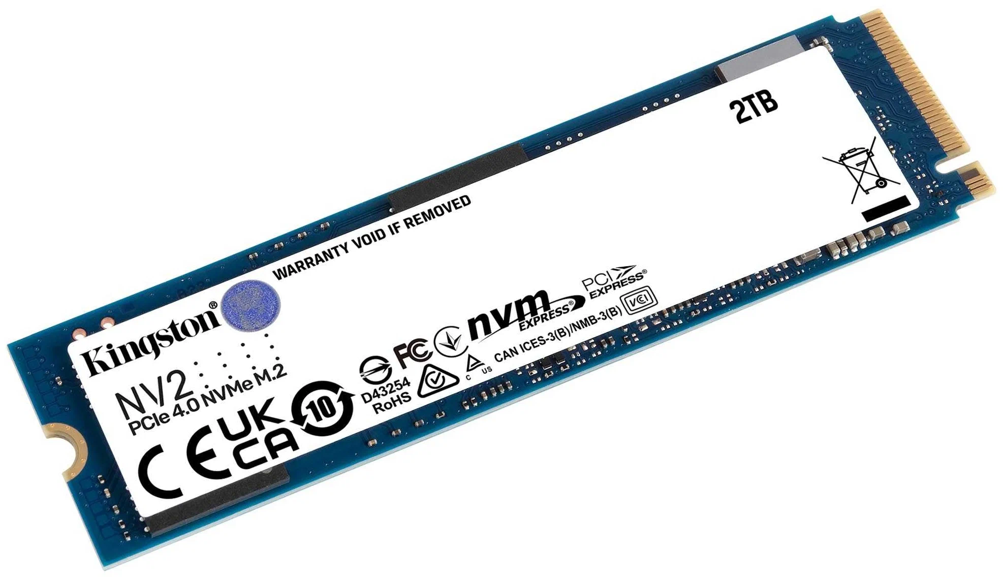 Внутренний накопитель SSD Kingston 2 TB M.2 (SNV2S/2000G)