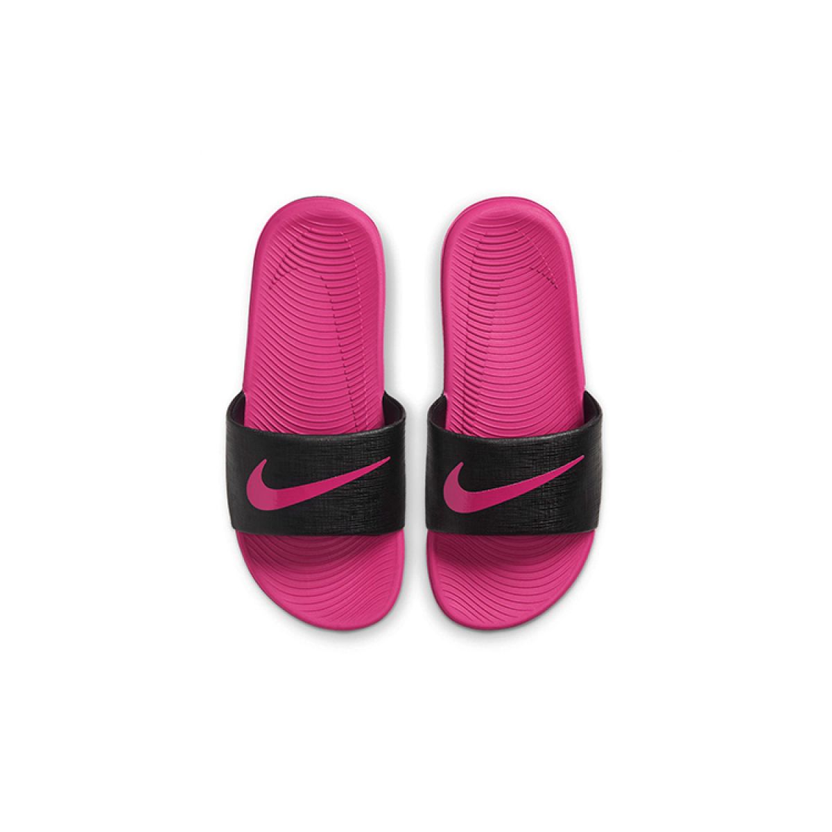 Подростковые шлёпанцы Nike Kawa Black/Pink GS