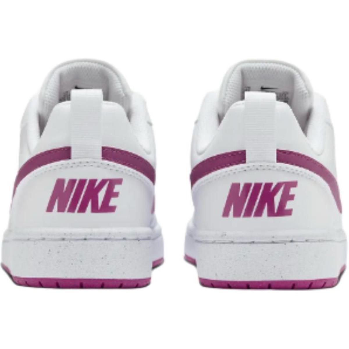 Подростковые кроссовки Nike Court Borough Low White/Purple GS GS