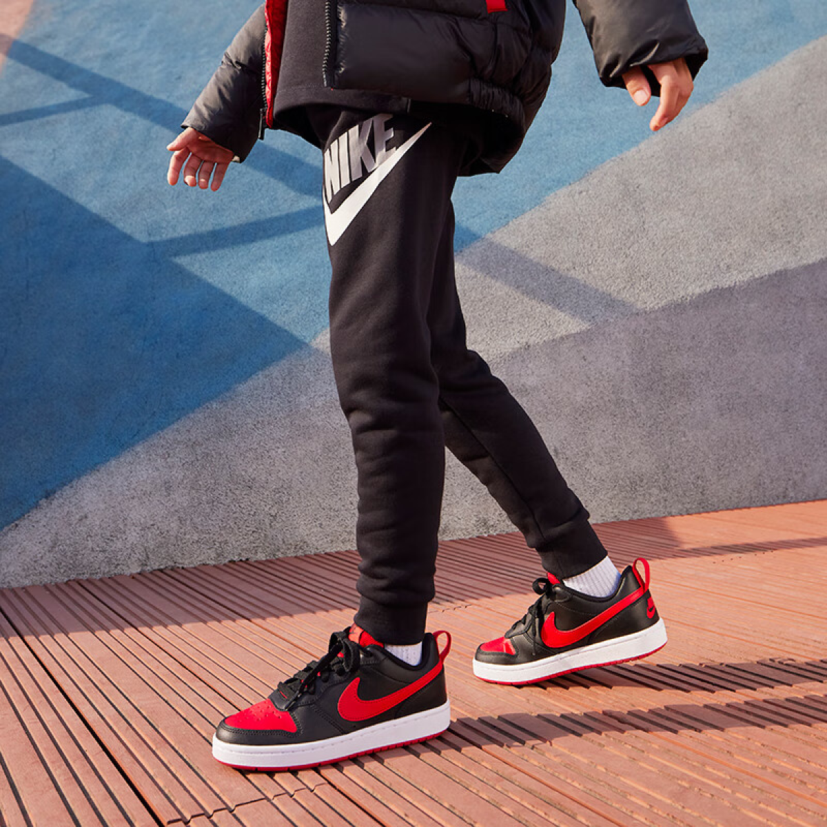 Подростковые кроссовки Nike Low 2  Black GS