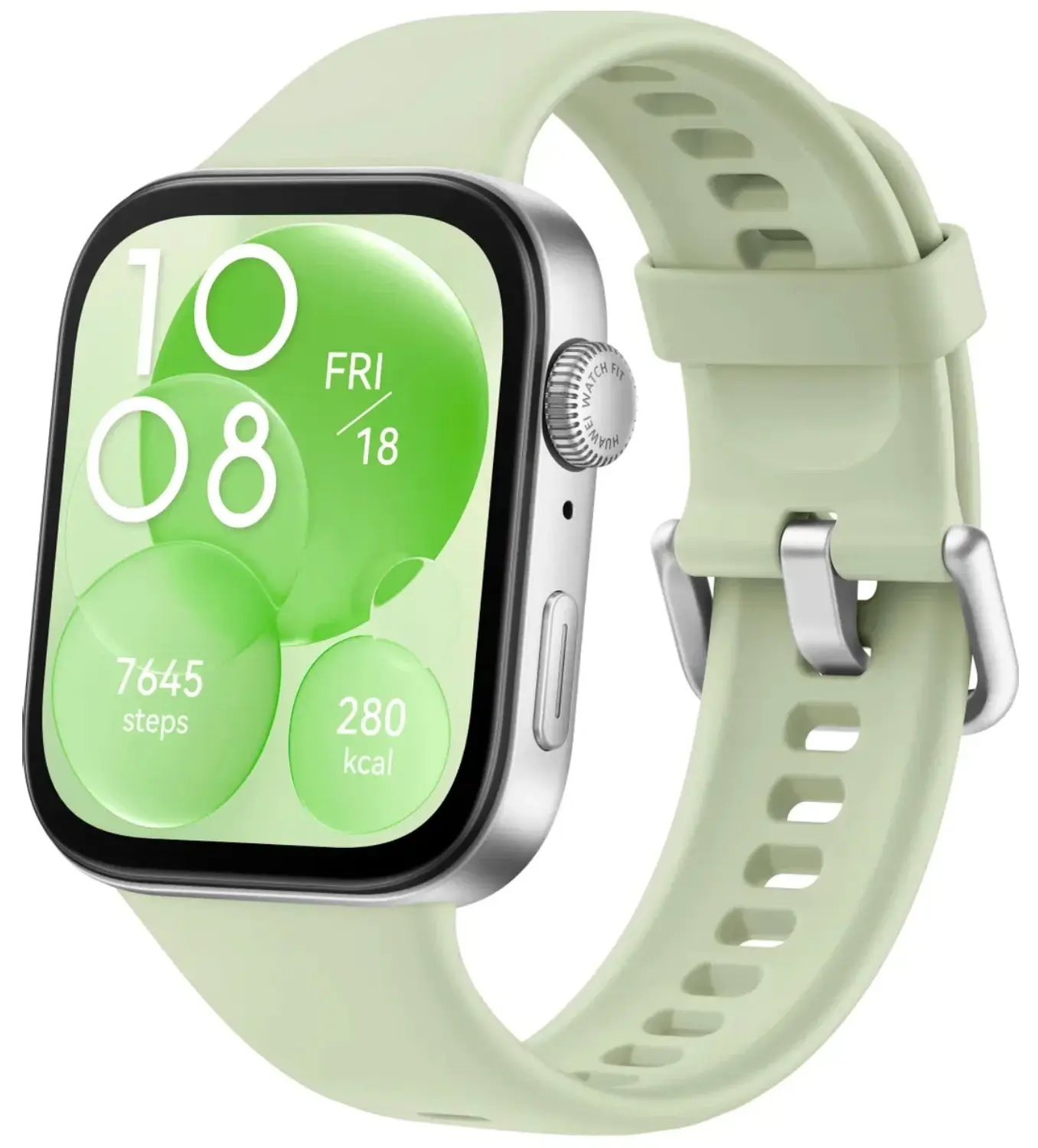 Умные смарт-часы Huawei Watch FIT 3, 43.2 mm, Bluetooth, NFC, Green