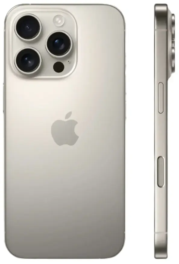 Смартфон Apple iPhone 16 Pro 128 GB, Dual nano SIM, Natural Titanium