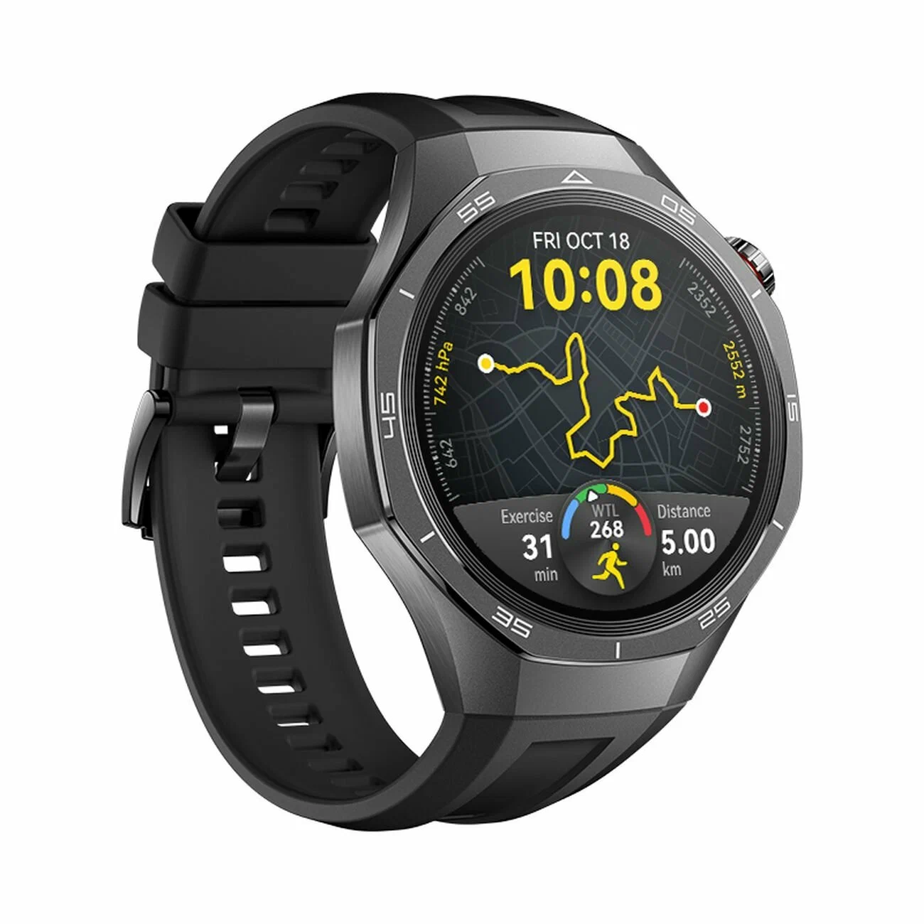 Умные смарт-часы Huawei Watch GT 5 Pro, 46 mm, Bluetooth, NFC,  Black
