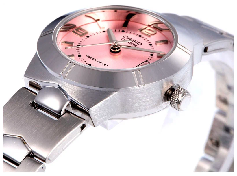 Женские часы Casio Enticer dress Silver/Pink
