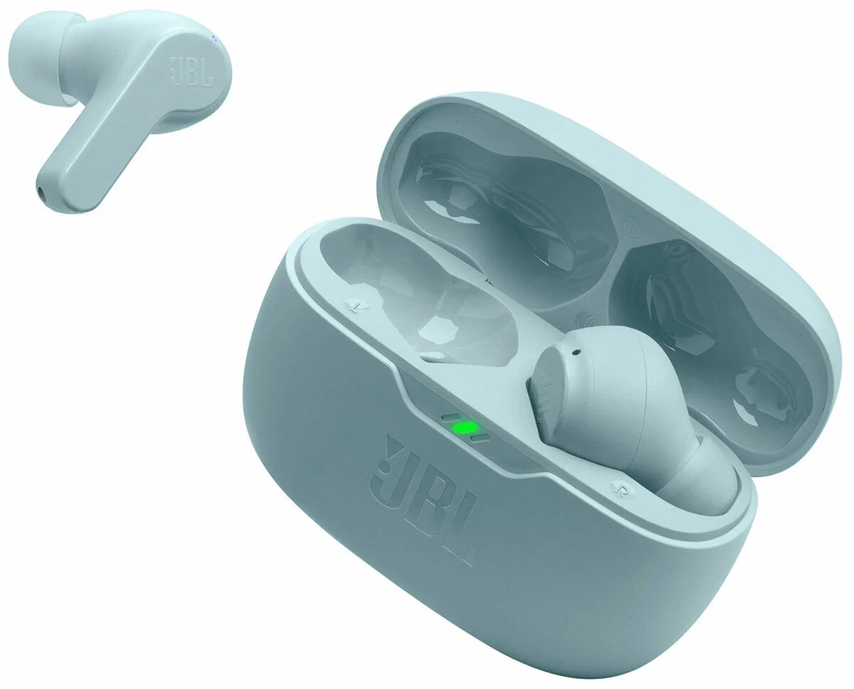Наушники беспроводные JBL Wave Beam, Blue