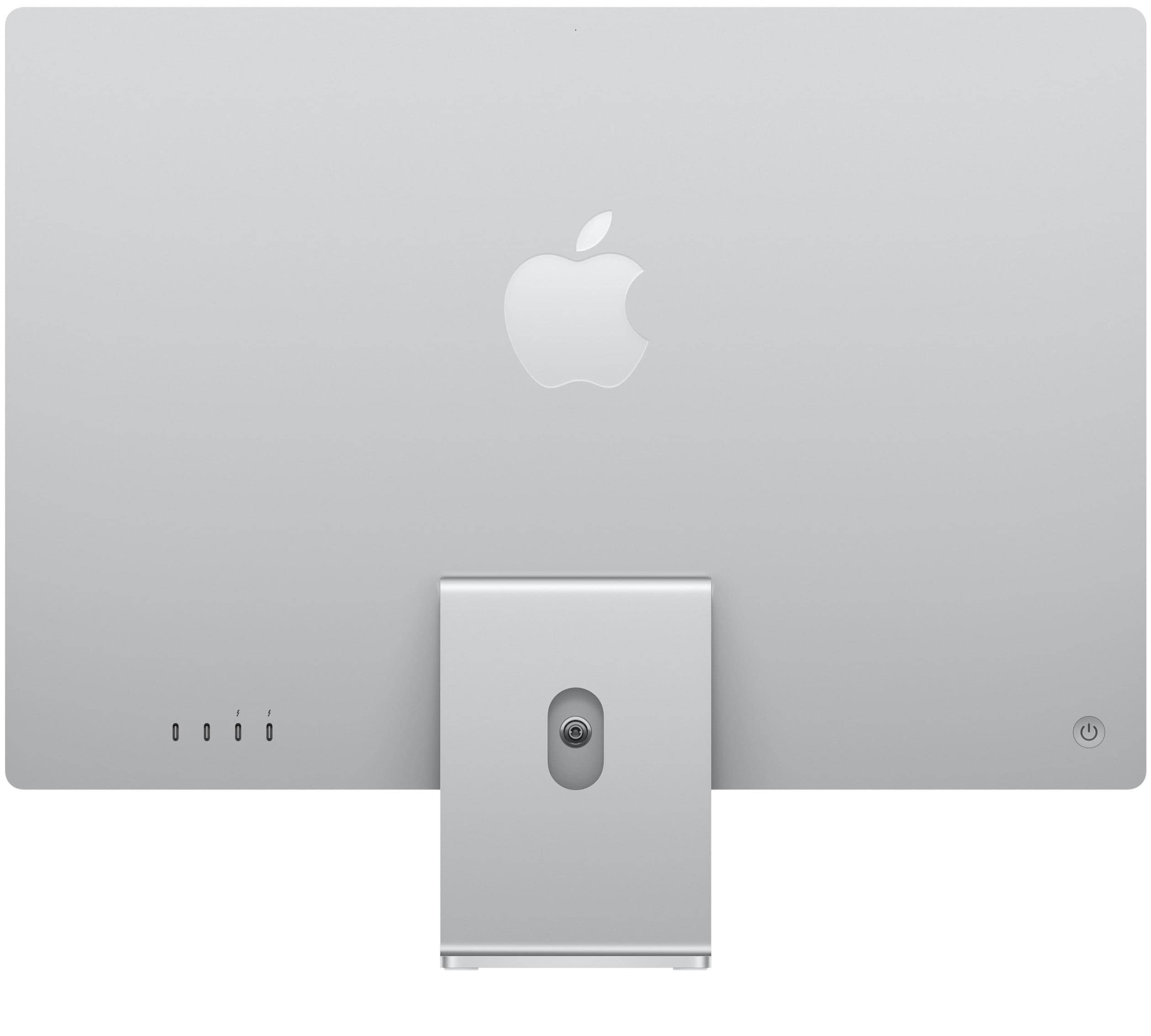 Моноблок Apple iMac 24" М3 (2023), 8 GB RAM/256 GB SSD, 8 CPU/10 GPU, Gigabit Ethernet, Silver, английская клавиатура