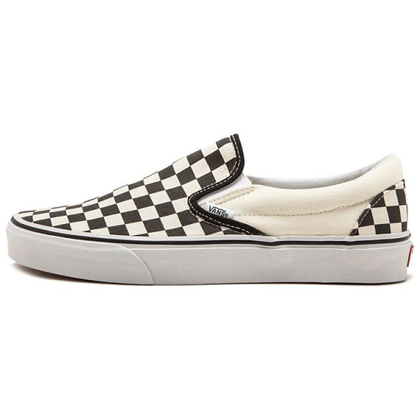 Слипоны Vans Classic Black Off White "Checkerboard"
